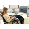 Ergonomic Laptop Keyboard Mouse Chair Stand Mount Holder Installed to