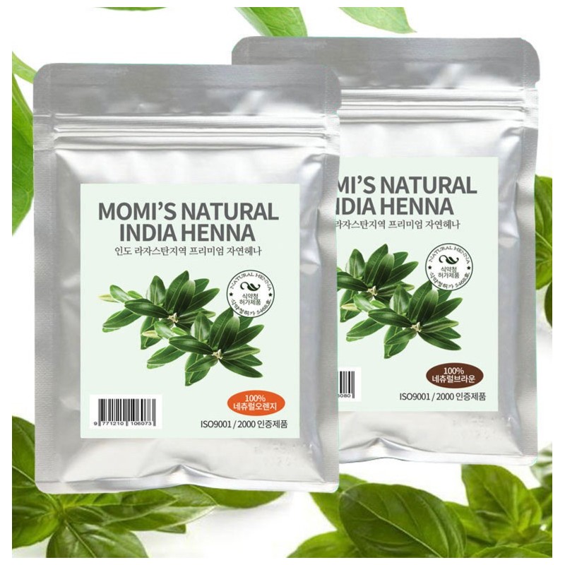 Momis Natural India Henna 100g, Natural Dark Brown, 1 Piece