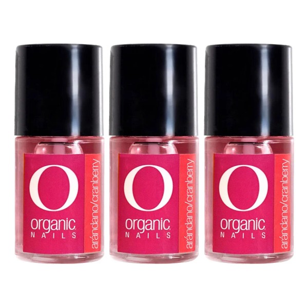 Aceite Para Cuticula Aroma Cranberry Tres 15ml Organic Nails