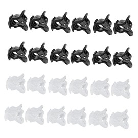Baluue 24pcs Small Hair Clamp Claw Barrette Hair Clamp Small Claw Clip for Women Girls Office