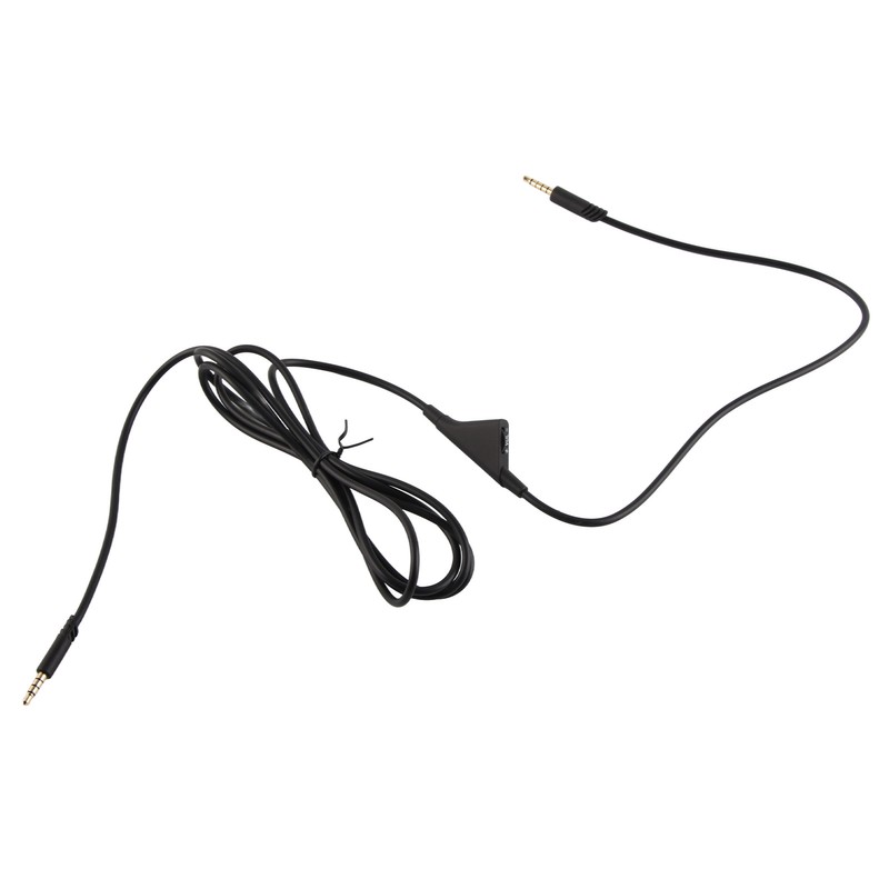 Replacement Headset Cable 2.0M Volume Cable Cord Gaming Headsets Audio