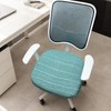 Lawalon Heavyweight Cotton Dining Seat Covers for Chairs (Creamy White,