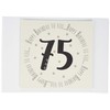 White Cotton Cards 75th Birthday Memories Photo Album (MTGA75T), of