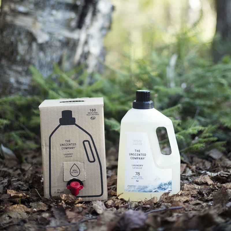 The Unscented Company Laundry Soap Refill Box, 1.06 GL