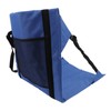 Foldable Seat Cushion Backrest Beach Chair Mat Single Person Portable