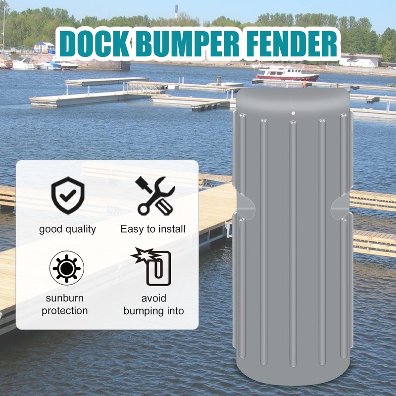 Dock Bumper Fender, Inflatable Protection - Heavy Duty Boat Dock