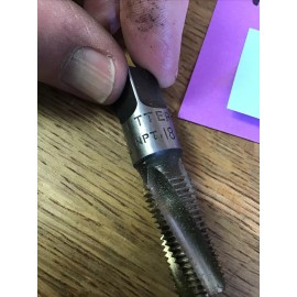 Vermont 1/4-18  L.H.  Spiral TAPER PIPE TAP 1/4 NPT 1/4X18 BUTTERFIELD HSQ-4 (QTY: 1)
