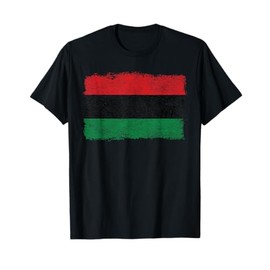PAN AFRICAN FLAG BLACK LIBERATION BANNER BLACK PRIDE T-Shirt