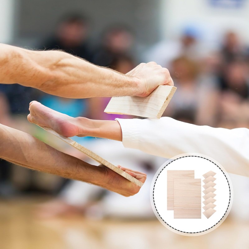 Sosoport 10pcs Performing Taekwondo Breaking Boards Versatile Planks for Boys