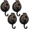 SOCONT Heavy Duty Vacuum Suction Cup Hooks, Red Bronze Plated