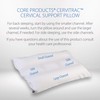 Core Products Cervitrac Cervical Pillow, Multi-Channel Recessed Center, Fiber Filled,