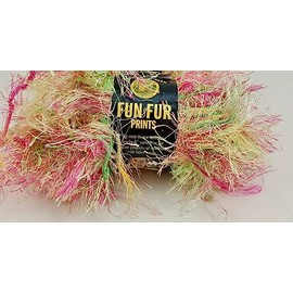 Lion Brand Fun Fur Yarn- Carribean