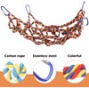 2 Pack Bird Rope Net Hamster Rat Rope Net Small