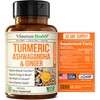 Turmeric Curcumin Ashwagandha Supplements - Turmeric Supplement & Curcumin with