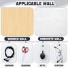 Hotop 30 Pieces Push Pin Wall Hooks Metal Thumb Tack