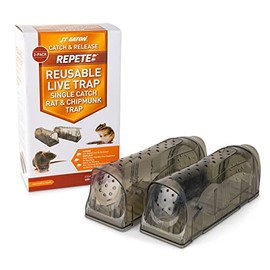 JT Eaton 400-R Repete Rat & Chipmunk Trap, Black