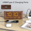Mesqool Digital Alarm Clock with Temperature & Humidity