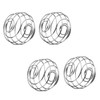4pcs Stainless Steel Spring Balls Shaker Cup Balls Mixing Wire