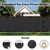 Cisvio 6ft x50ft Privacy Screen Fence 90% Blockage Heavy Duty