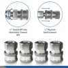 Stainless Steel 1/4' Quick Connect Female NPT Fittings Car Cleaning
