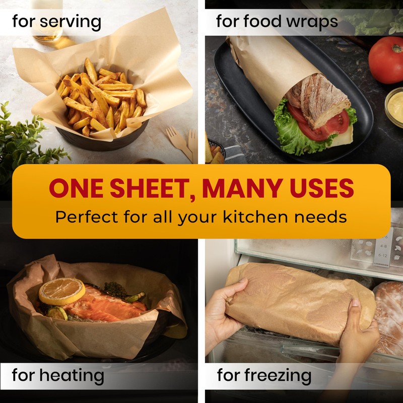 220 PCS Parchment Paper Baking Sheets, 12x16 Inches by Baker's