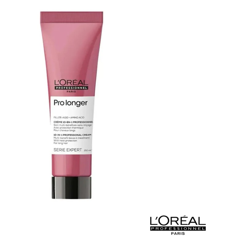 Kit de Tratamiento Loreal Pro Longer Shampoo, Mascarilla, Leave In