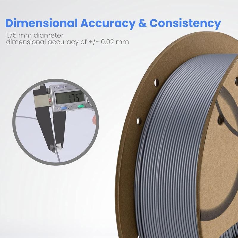 ELEGOO PLA Filament 1.75mm Brown 1KG, 3D Printer Filament Dimensional