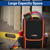 WISEPRO Zippered Electricians Tool Pouch, Waterproof 1680D Tool Pouches Organization