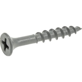 HILLMAN FASTENERS 196620 42602 Exterior Coated Wood Screw-XL (8 x 1-1/4"), 5 Packs, 8 x 1.25, 75 Piece