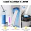 OUARTV Juego de Cepillo de Inodoro Desechable 36pcs, 36 Cabezales