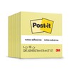 Post-it Notas Adhesivas, Color Amarillo Canario, 7.6cm x 7.6 cm,