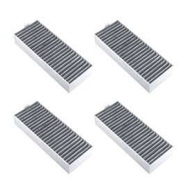 Set of 4 activated carbon filters for cooker hood Siemens HZ9VRCR0 17004796 / Bosch HEZ9VRCR0 17004805 / Neff Z821VR0 17004806 / Gaggenau CA282111 / Constructa CZ9VRCR0, recirculating air set filter