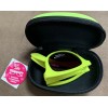 JUSTICE SUNGLASSES FOLDABLE w/CASE NEON YELLOW ACCESSORY SUPER CUTE!!