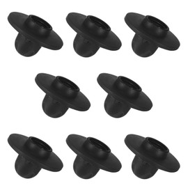 M METERXITY 8-Pack Camping Chair Foot, 0.59"/ 15mm Tubing Dia Detachable Camping Chair Leg Covers Anti-Slip Stool Feet Replacement for Hiking/Fishing/Camping, Black