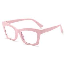 Oprah Style Square Reading Glasses Blue Light Blocking for Women Ladies Computer Readers Z05 (pink, 1.75, x)