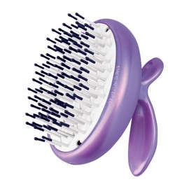 Como Life Scalp Refreshing Shampoo Brush Scalp Brush Head Spa Head Massage Scalp Care Scalp Massage Scalp Care Camellia Oil Impregnated with Drainage Hole Hexagon Design Cushion Coat Tangle Resistant Head Skin Bath Sebum [Made in Japan]