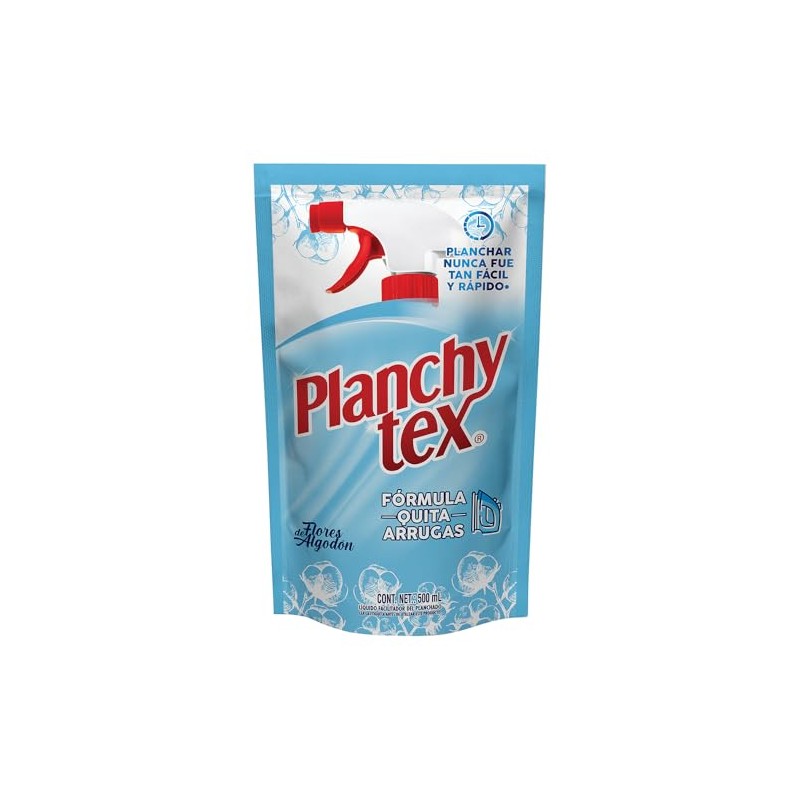 Planchytex Facilitador de Planchado Líquido Flores de Algodón Repuesto de
