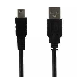 Fenzer B2G1 Free USB 6FT A Male to Mini B Male Printer Camera Cable Cord (U2A1-2MBLK)