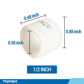 (Pack of 25) Topaipe 1/2 Inch PEX-A Expansion Rings, F1960 Fittings, Expansion Ring Plumbing Tools for PEX-A Tubing