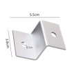 4Pcs Solar Panel Mount Mounting Z Bracket Set Kits Aluminums