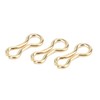 300PCS Carp Fishing Wire Eyes Sinker Steel Alloy Screw Leads