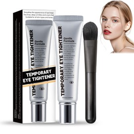 Temporary Eye Tightener, Instant Eye Tightener, Perfection Eyes Tightener with Brush, Skin Tightening Cream For Face & Eyes, Reduces Fine Lines Wrinkles, for All Skin Types 0.67oz