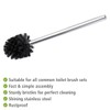 WENKO Set of 4 Toilet Brushes with Stainless Steel Handles