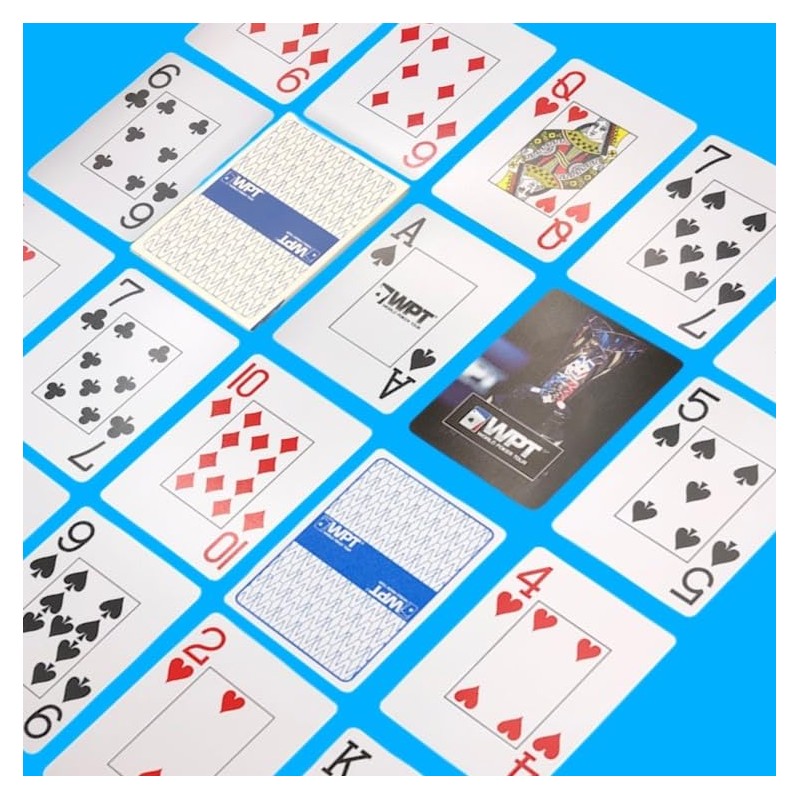 WPT GGpoker W&Berry Poker Plastic Playing Cards 100% Plastic Waterproof