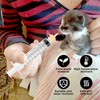 14pcs Professional Kitten Feeding Syringes with Nipples, Reusable Newborn Kitten