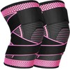 Knee Brace 2 Pack Knee Support for Men Women Elastic