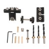 Dowel Jig Quick Precise Positioning Hole Drill Locator Aluminum Alloy