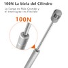 Pistón Elevable de Gas Amortiguador 100 N, Bisagras para Puertas