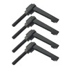 Anawakia Set of 4 Clamping Lever Handles, M8 Stainless Steel