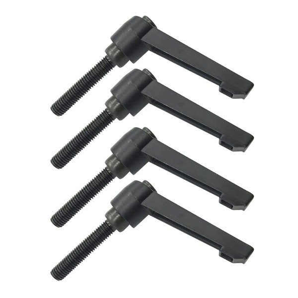 Anawakia Set of 4 Clamping Lever Handles, M8 Stainless Steel